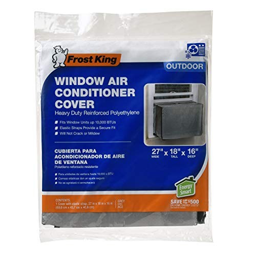 Frost King AC2H Outside 18&Prime; x 27&Prime; x 16&Prime; x 6 mil Fits up to 10,000 BTU Gray