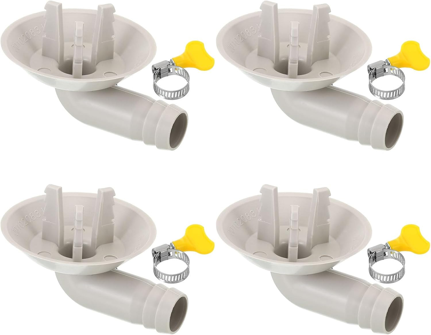 25Mm Air Conditioner Drain Hose Connector, 4 Pcs Universal Drain Connector with