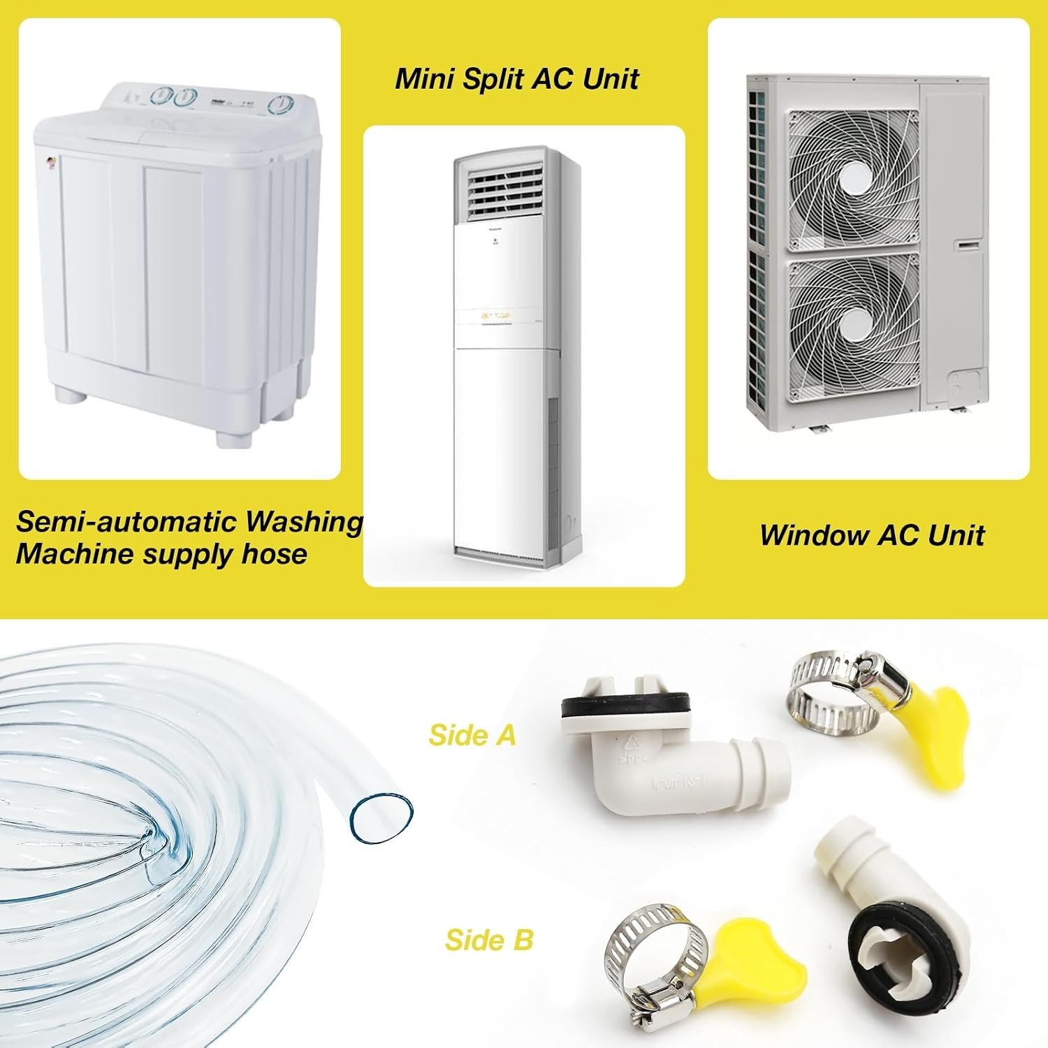 Air Conditioning External Unit Drainage Kit, AC Drain Hose Elbow Fitting for …