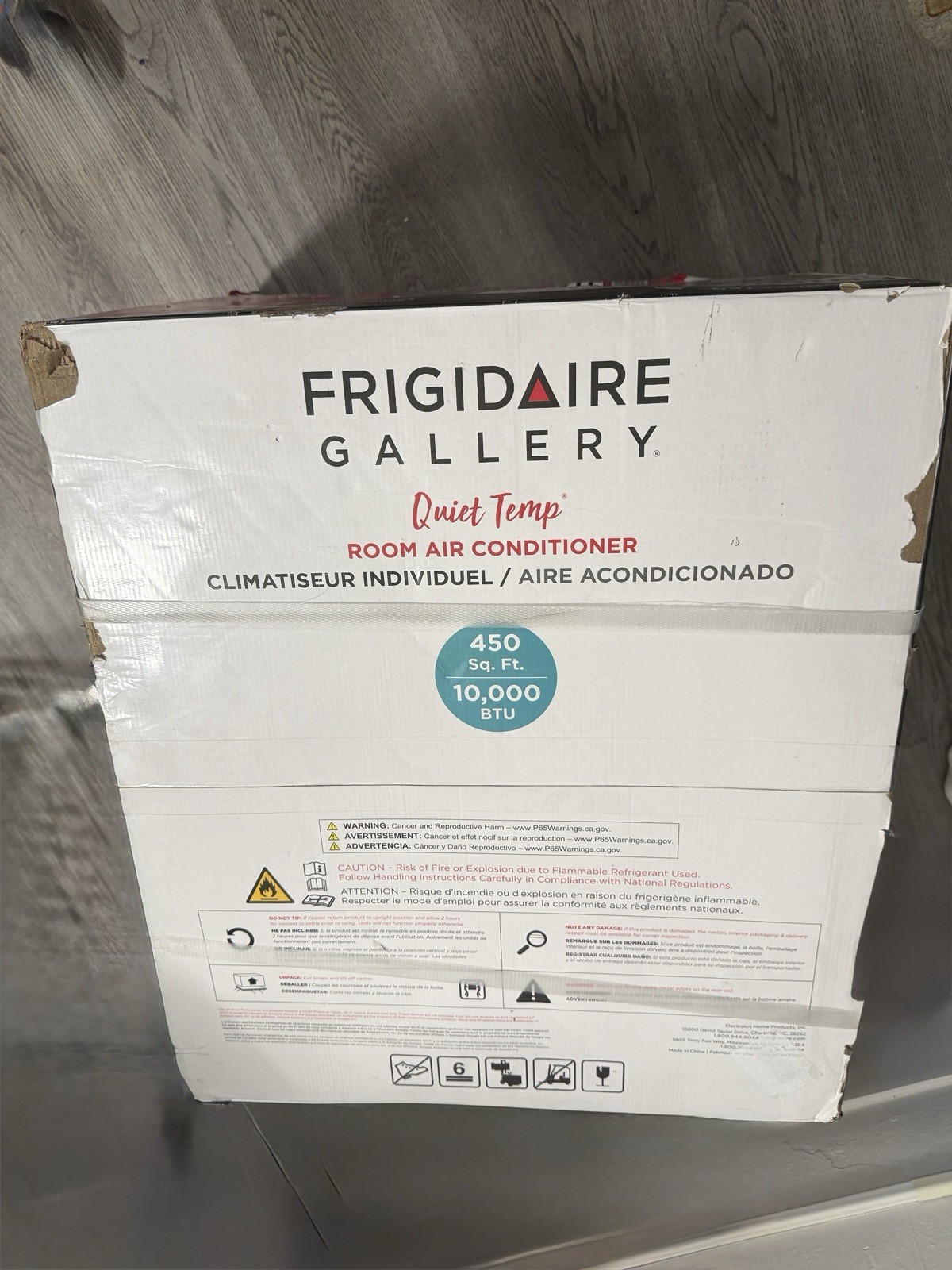 Frigidaire Gallery Quiet Temp 10,000 BTU Window AC Wi‑Fi 450 sq ft GHWQ103WC1