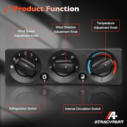 Q21-6119 HV/AC Climate Control Module A/C Heater Air Conditioning Panel,