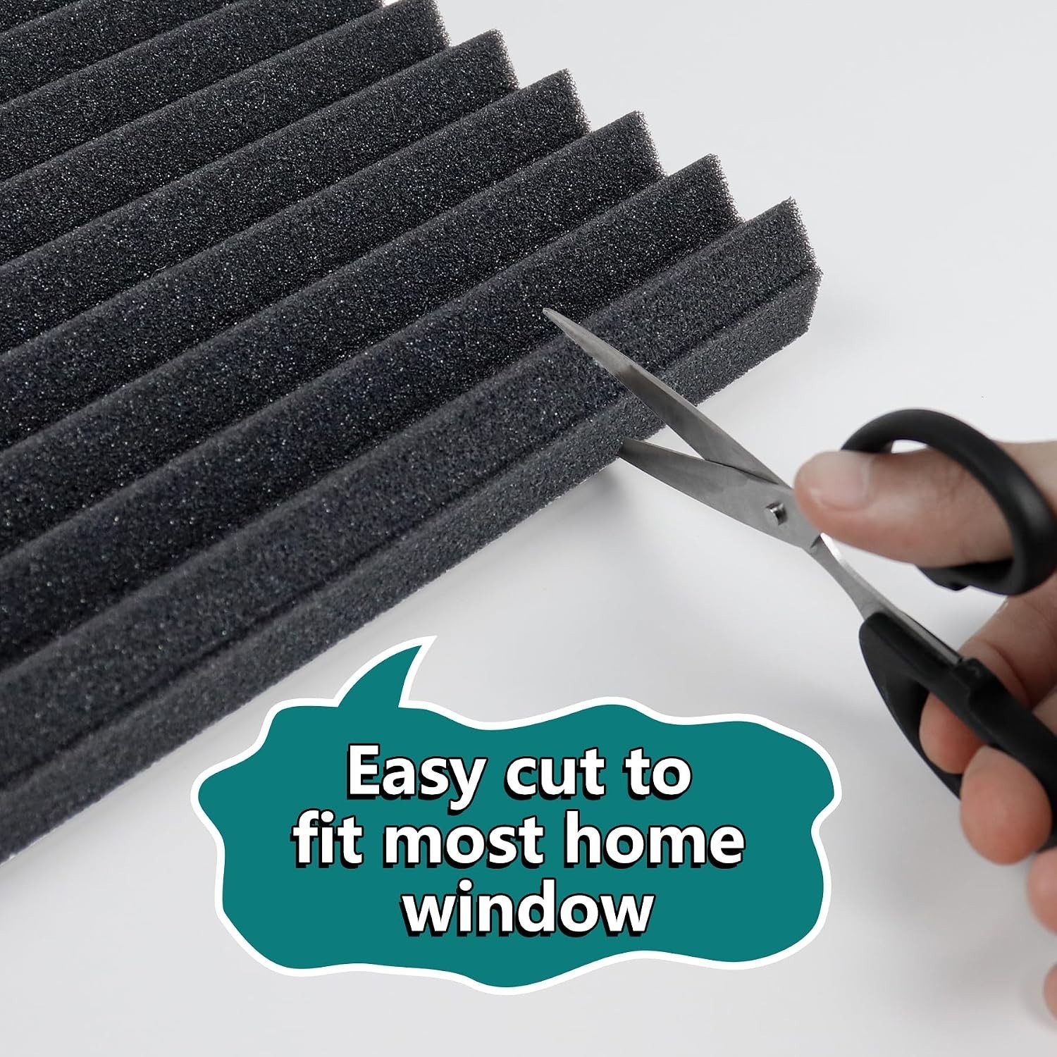 Window Air Conditioner Foam Insulating Side Panels Kit 17×9 Inches 2 Pack