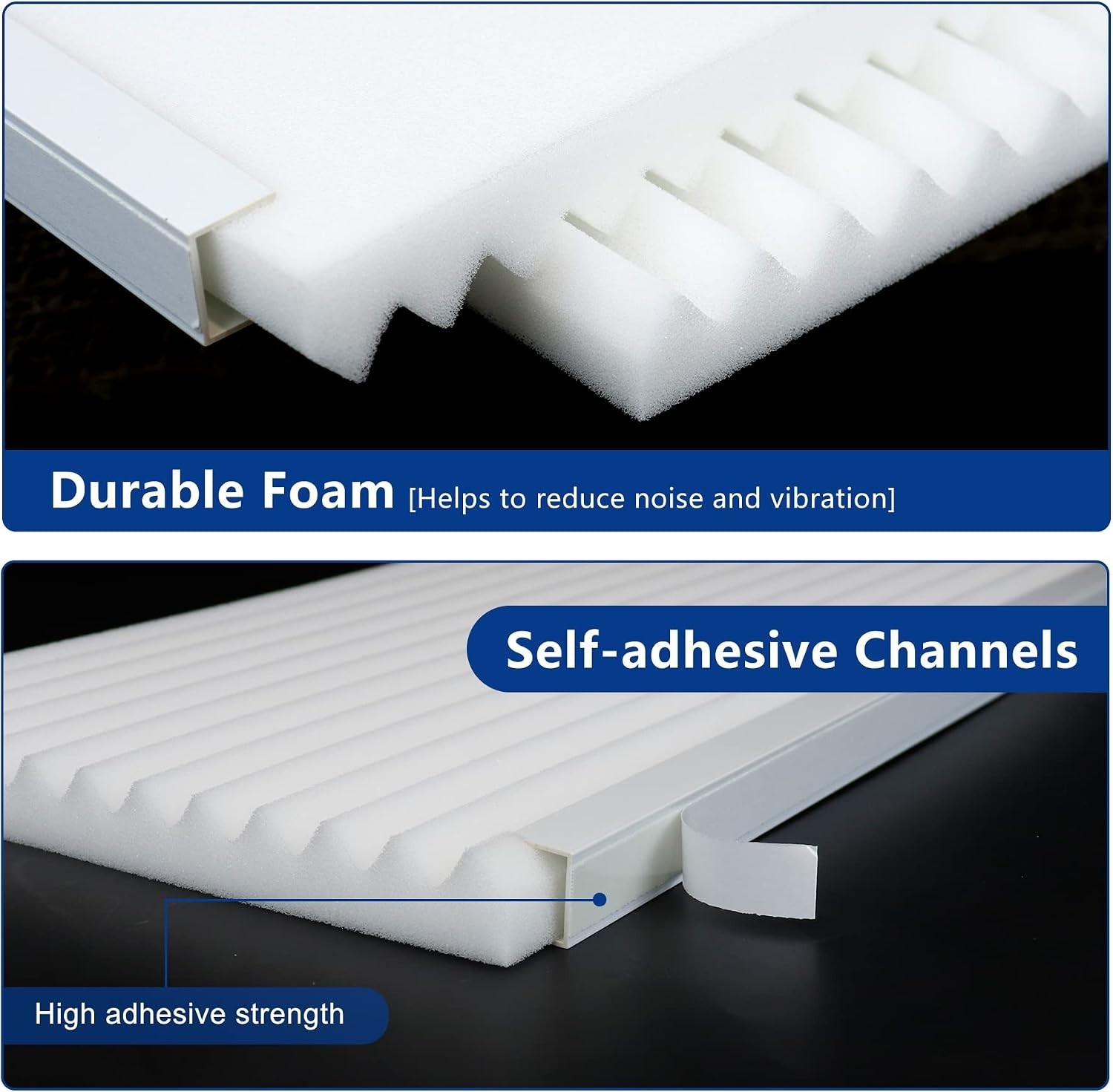 Window AC Side Panel Insulation Foam Kit Compatible With 5000-22000 Btu 17×9 …