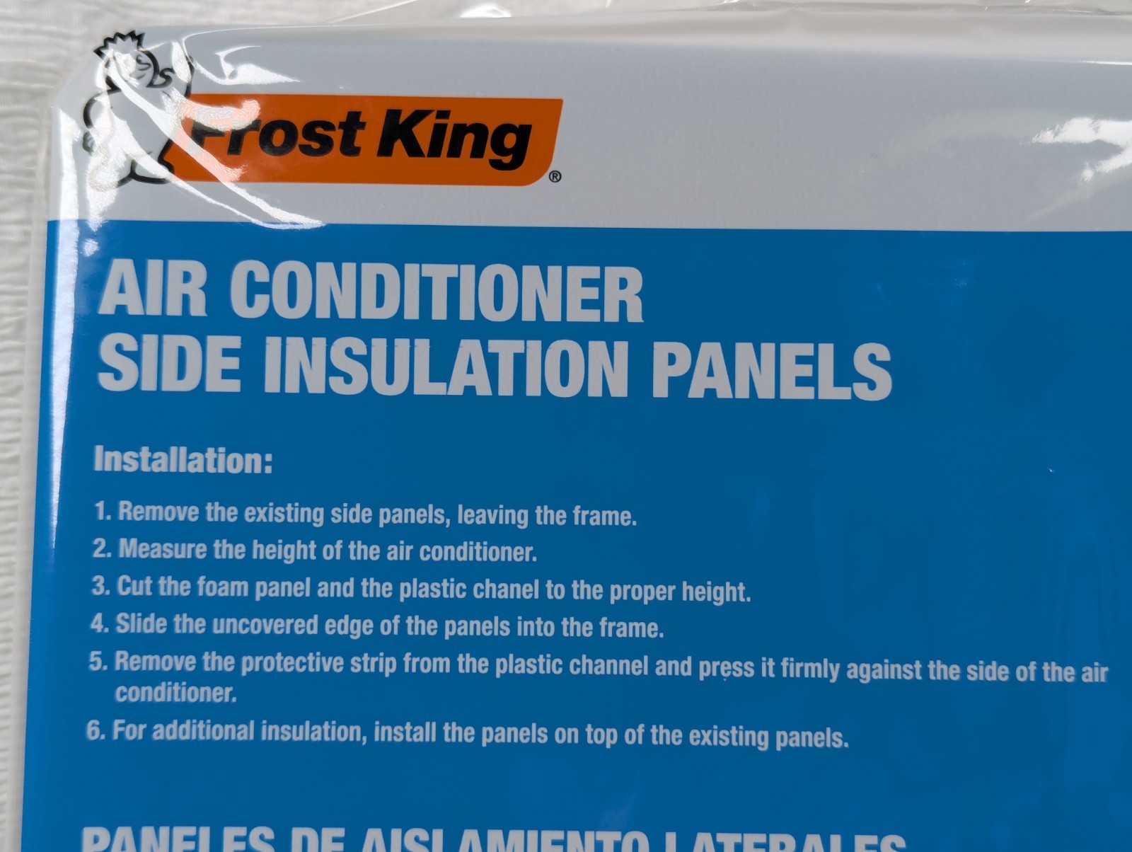 Frost King – Window Air Conditioner Foam Side Insulation Panels – 18 x 9 x 7/8