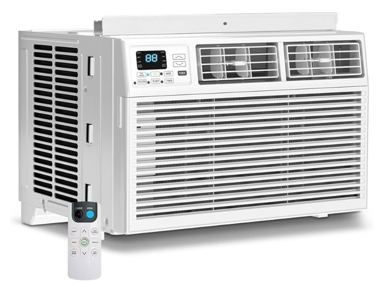 Electactic 10000 BTU Window Air Conditioner AC Unit Cools Up To 450 Sq Ft