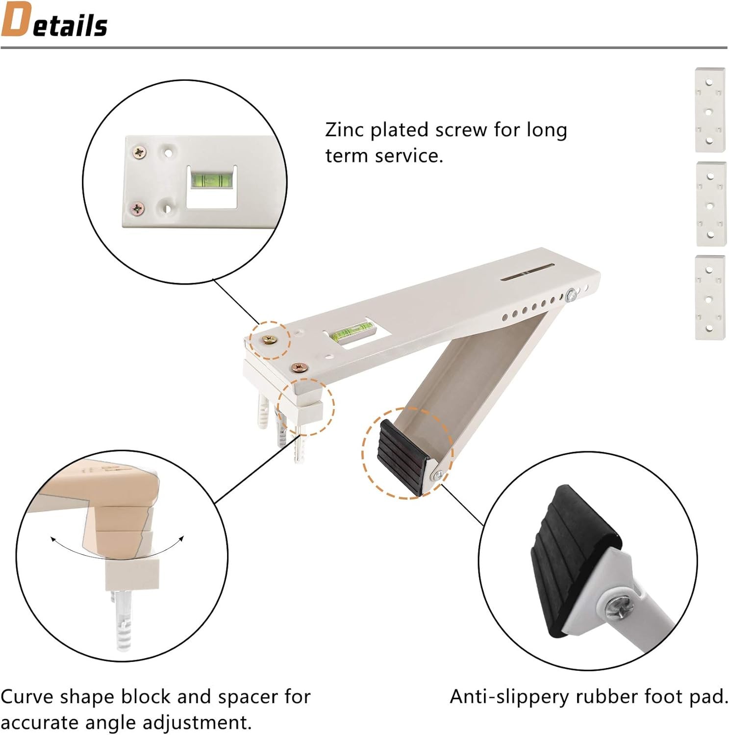 Window Air Conditioner Bracket Light Duty Support 9 000 to 22 000 BTU Universal