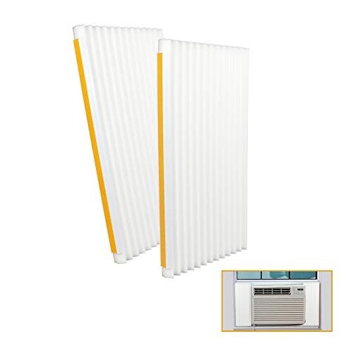 Self-Stick Window Air Conditioner Foam Insulating Panels – 2 Pack Kit, 17&Prime;x9&Prime;