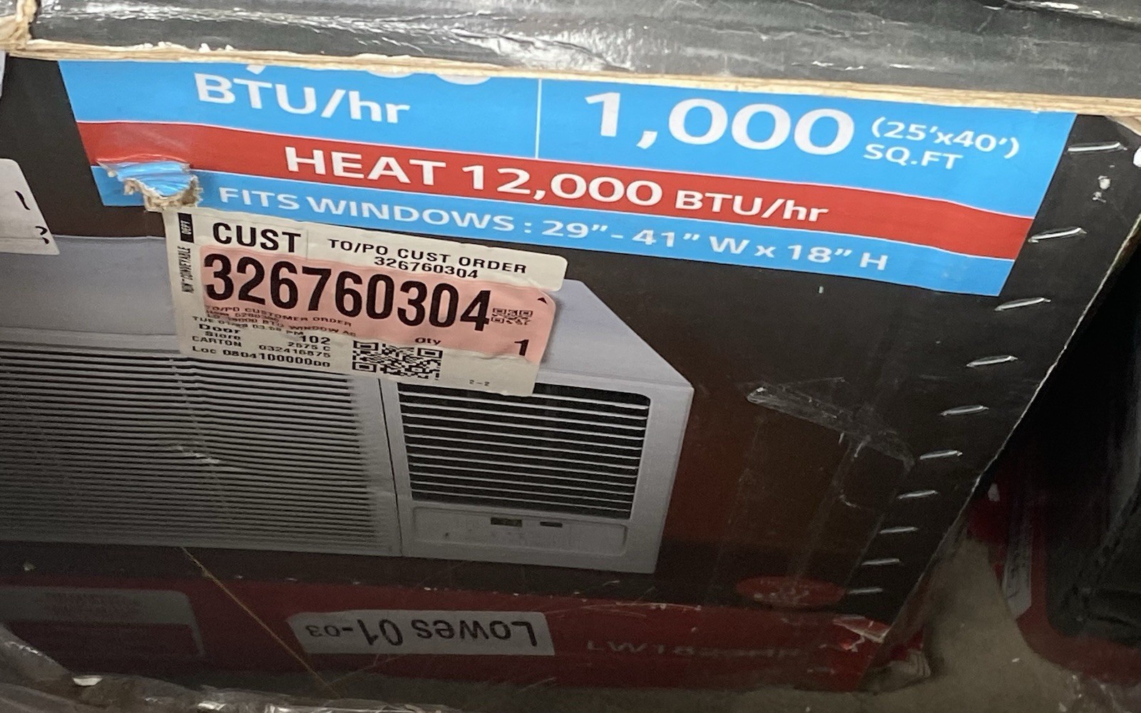 12,000 BTU Heat and Cool Window Air Conditioner With Wifi and Remote Control