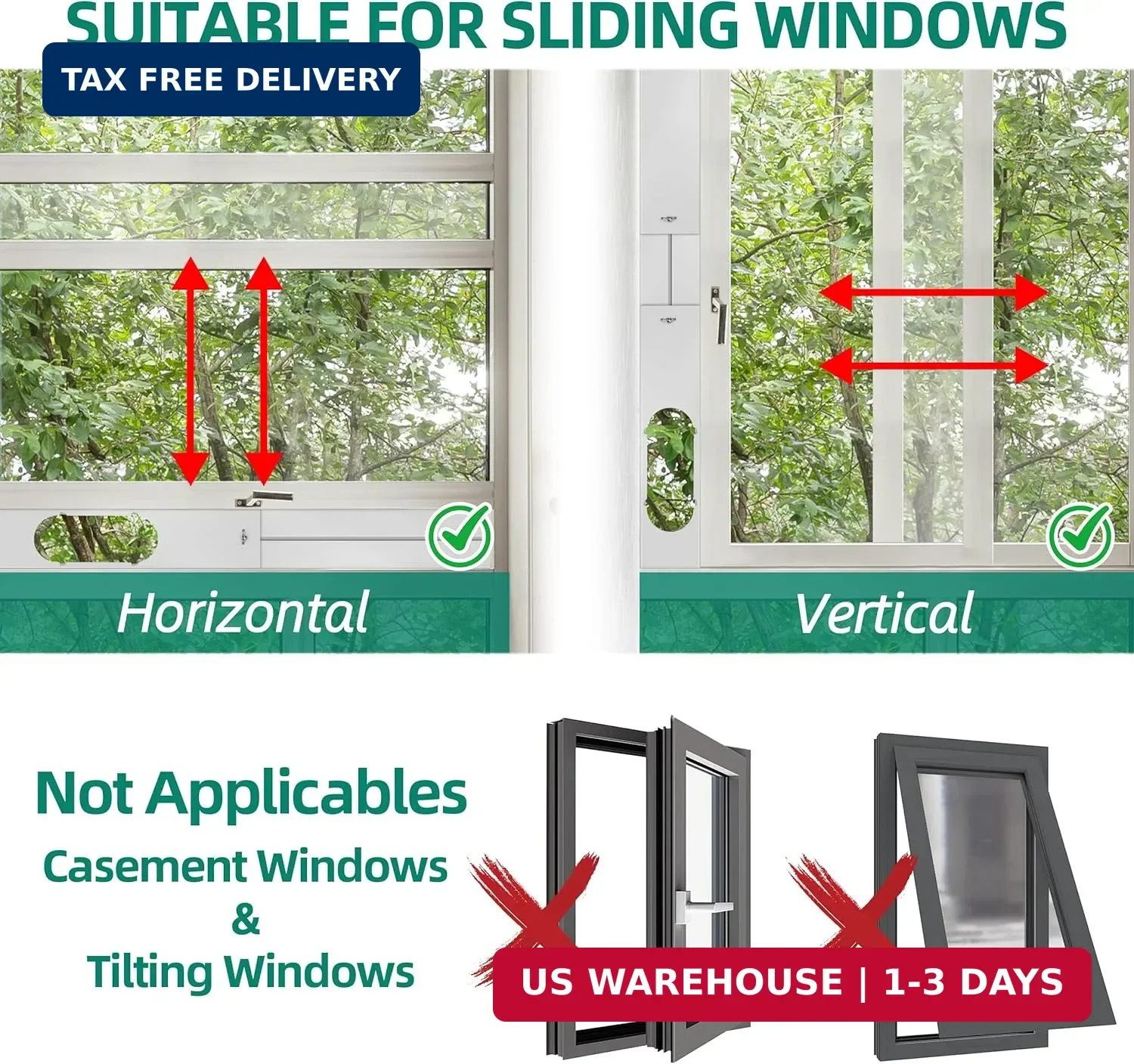 Portable Air Conditioner Window Kit: Adjustable Universal AC Seal Window Vent Ki