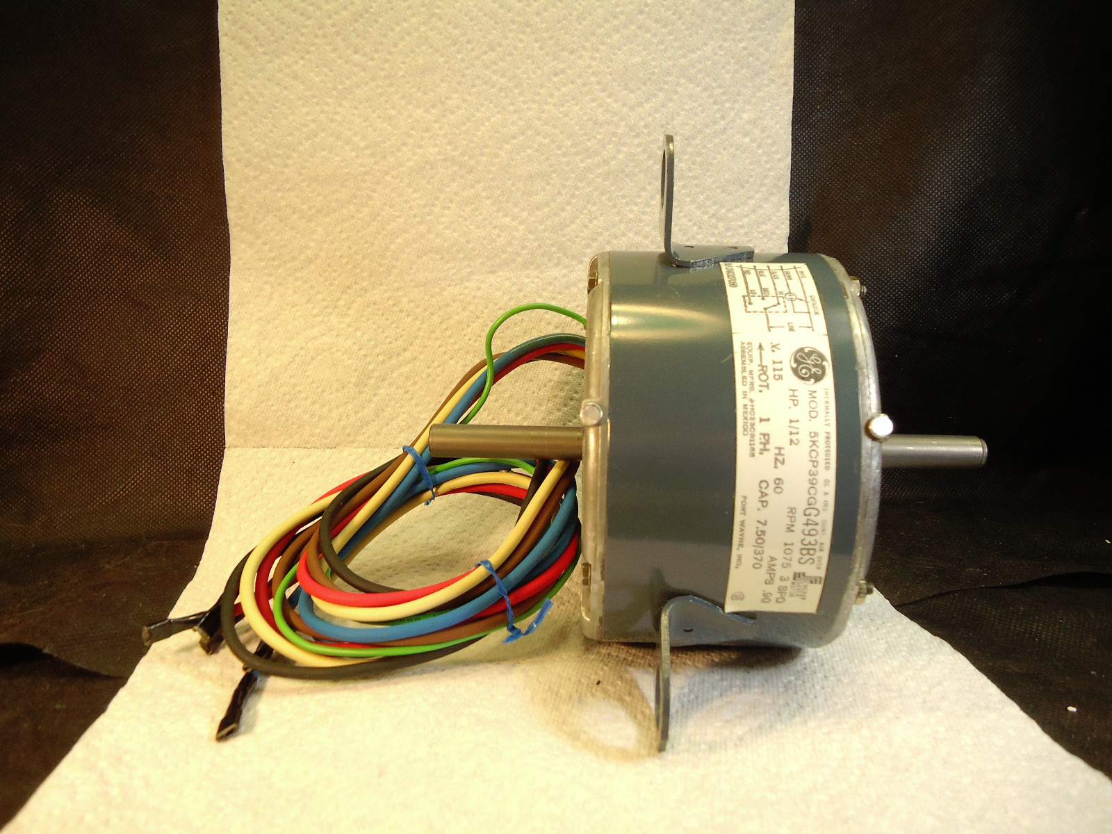 NEW GE CARRIER 5KCP39CGG493BS HC33CB116B 1/12 HP 115V ROOM AIR CONDITIONER MOTOR