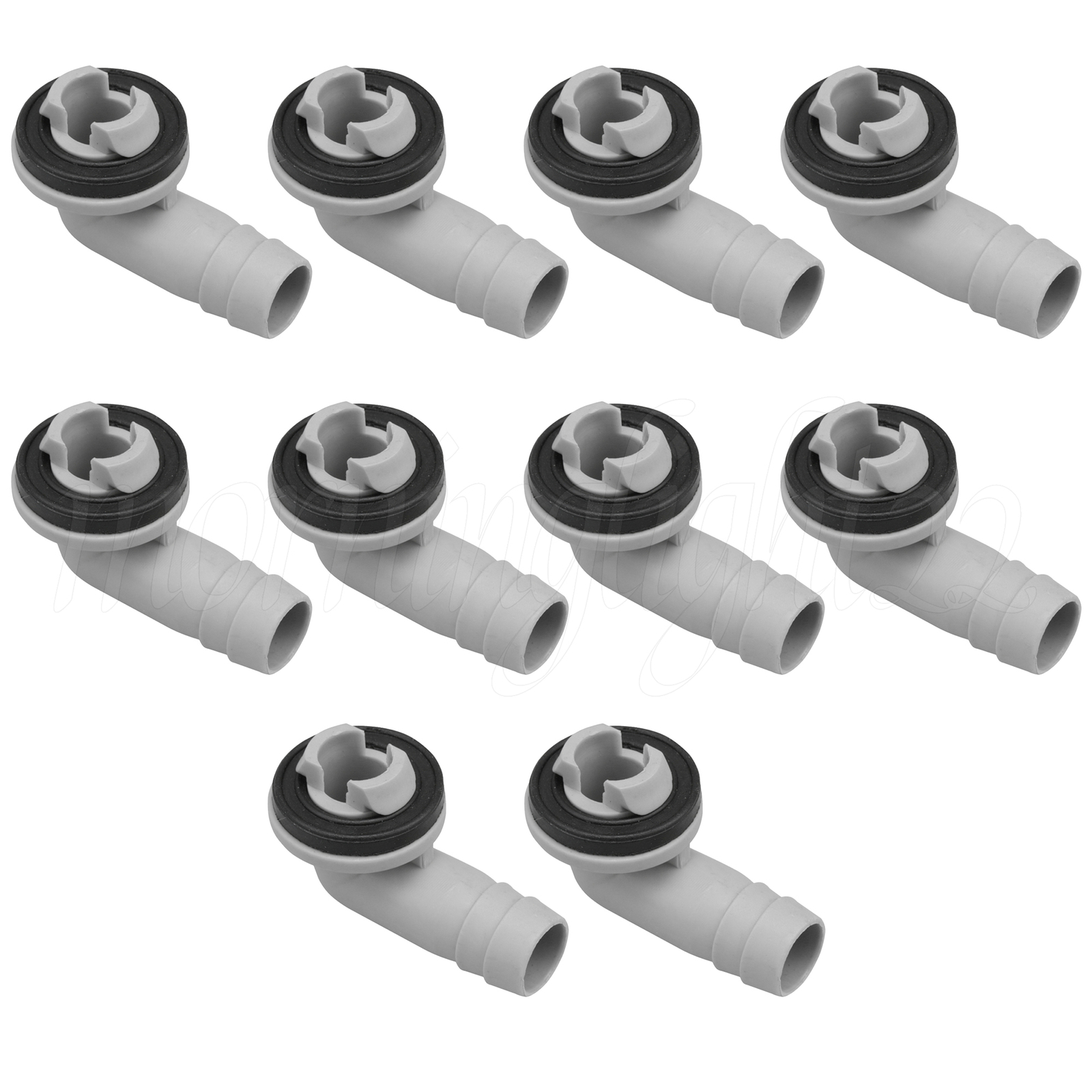 10x Drain Hose Connector Elbow Fitting 15mm Fit most Air Conditioning Units