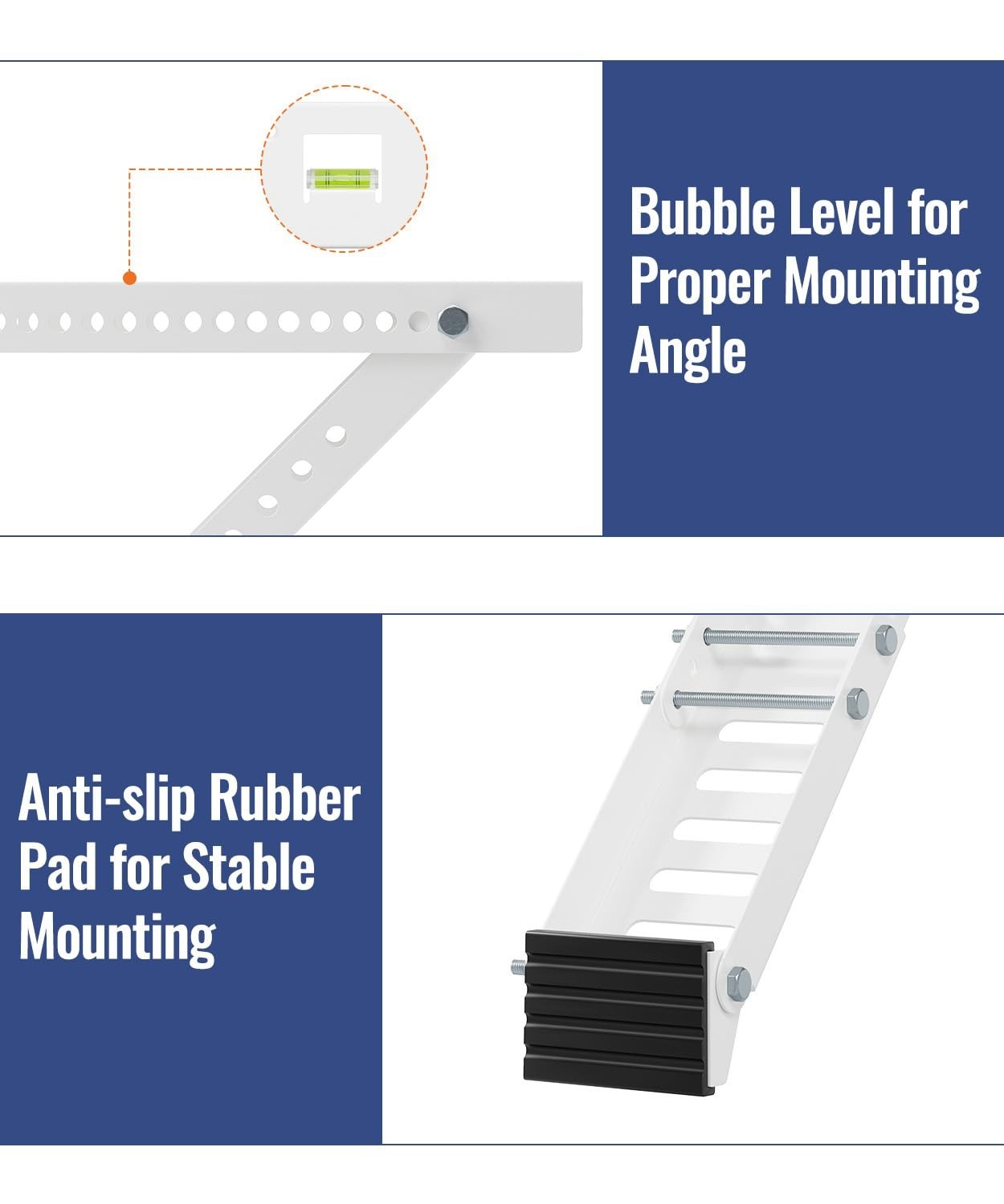 Heavy Duty Window AC Support Bracket, Universal Fit for 12,000-24,000 BTU Units,