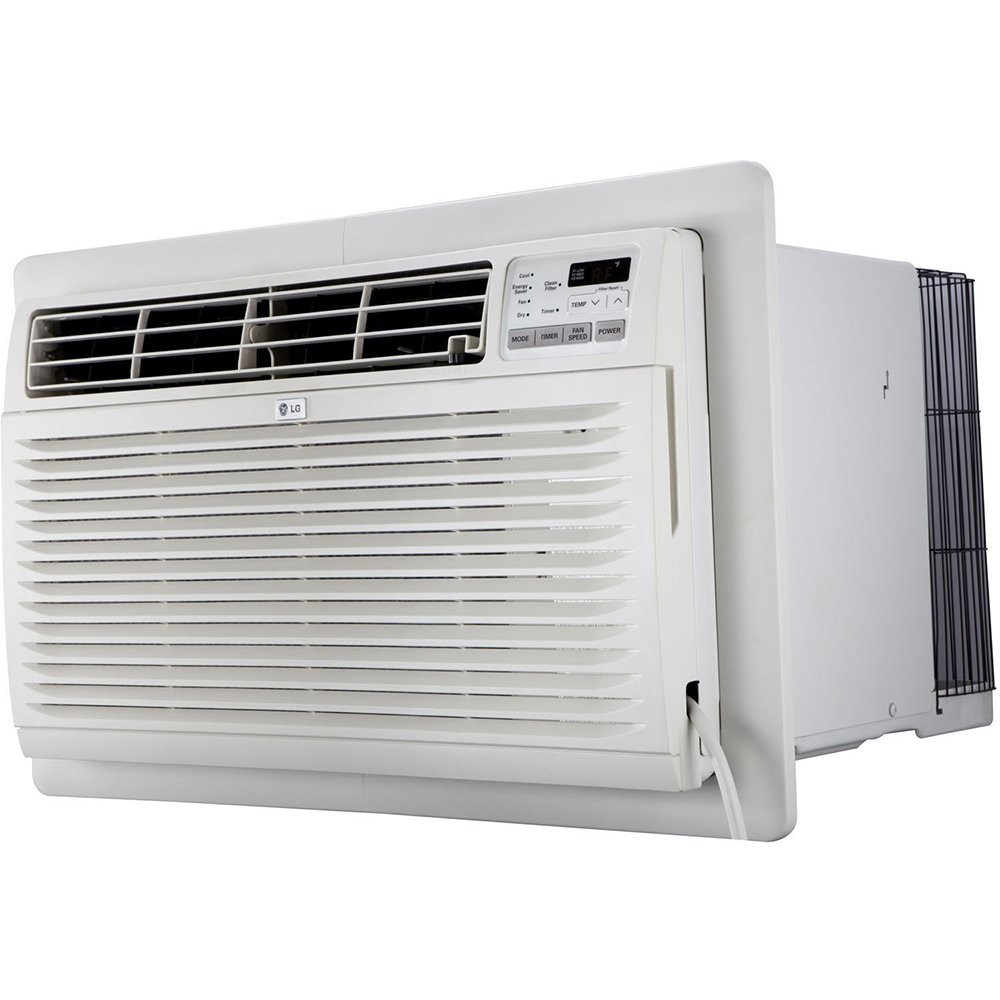 WHITE – LG 11,800 BTU 230V ELECTRONIC THRU THE WALL AC W/REMOTE LT1236CER