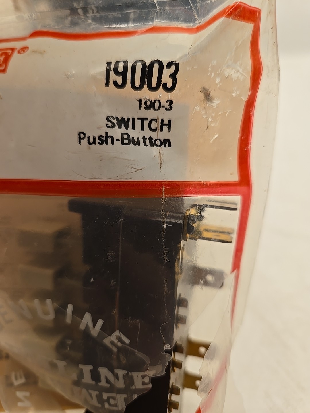 GEMLINE Window A/C Push Button Selector Switch 19003, 190-3 (9C6)