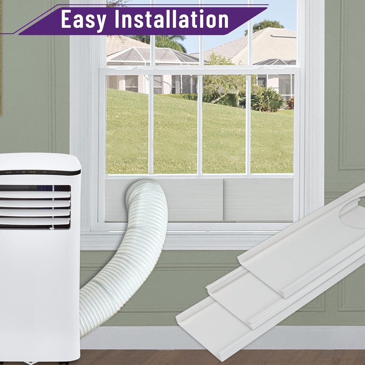 Adjustable AC Window Seal Kit for Sliding Windows – Fits 5.9 » Exhaust Hose