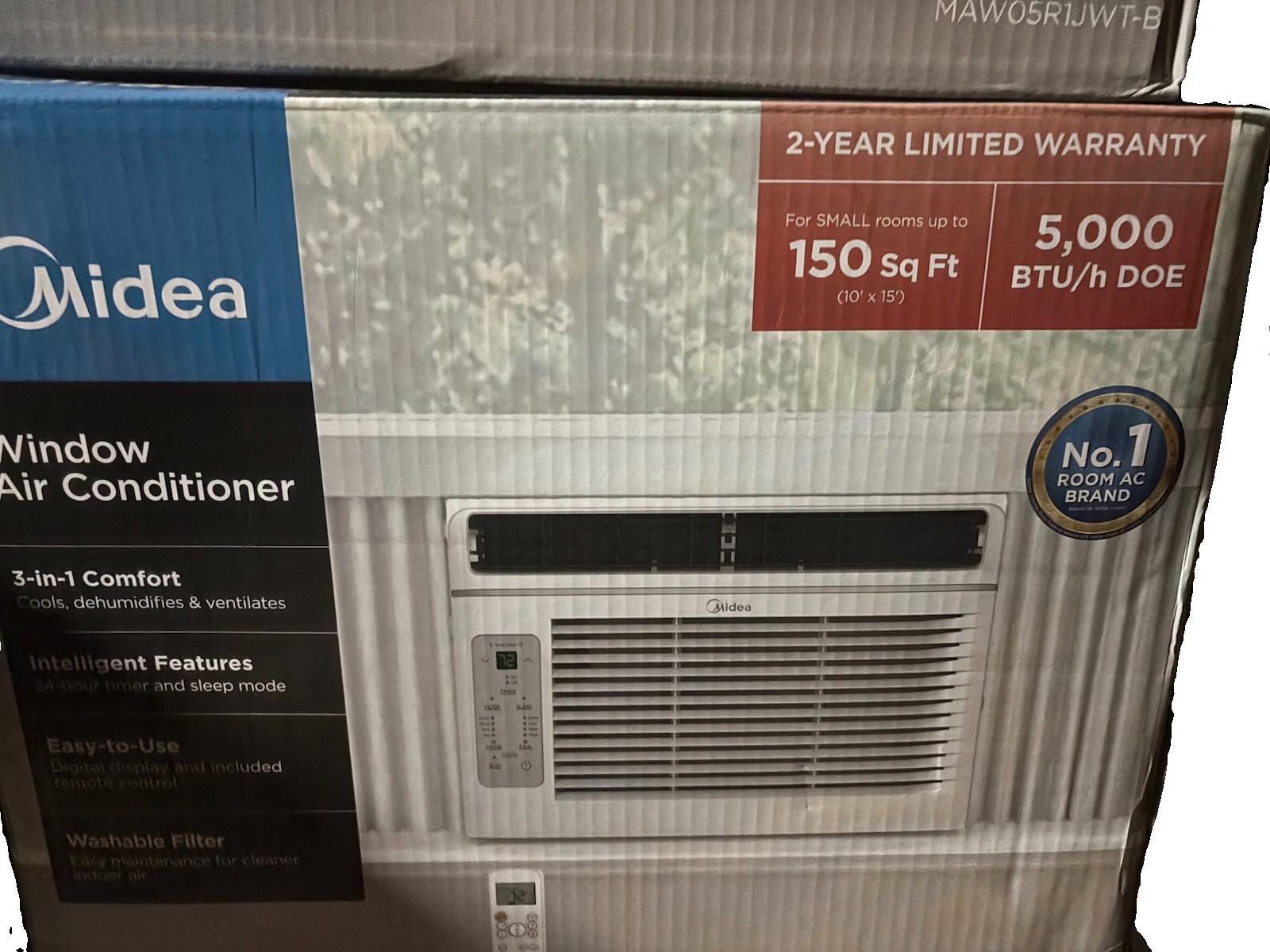 🔥 Midea 5000 BTU Window AC Air Conditioner w/ Remote OPEN BOX