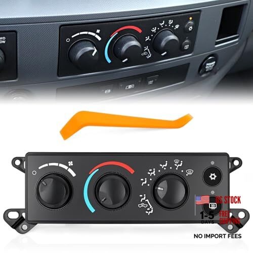 A/C Heater Climate Control Panel Compatible with 2006-2008 Dodge Ram 1500