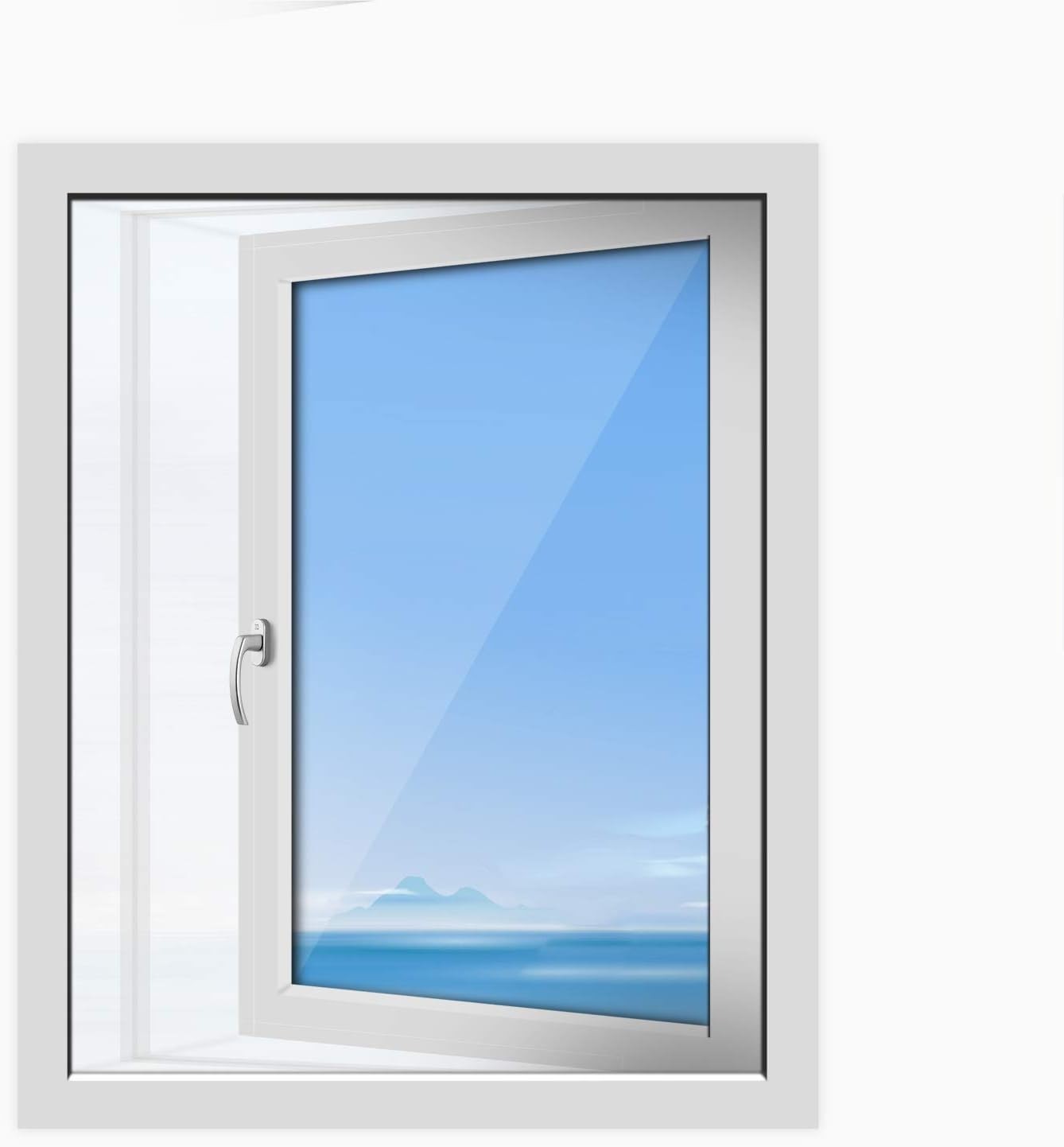 Efficient 220&Prime; Window Seal for Air Conditioners – Easy Assembly, White Fabric