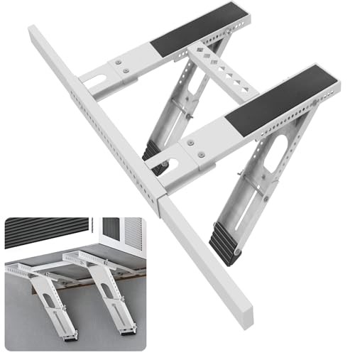 Universal Window Air Conditioner Support Bracket, No Drilling Heavy-Duty AC