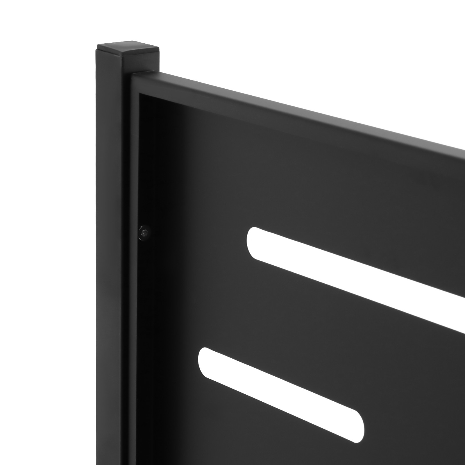 Black AC Unit Fence Outdoor Iron Enclosure for Privacy & Protection 42x44in New
