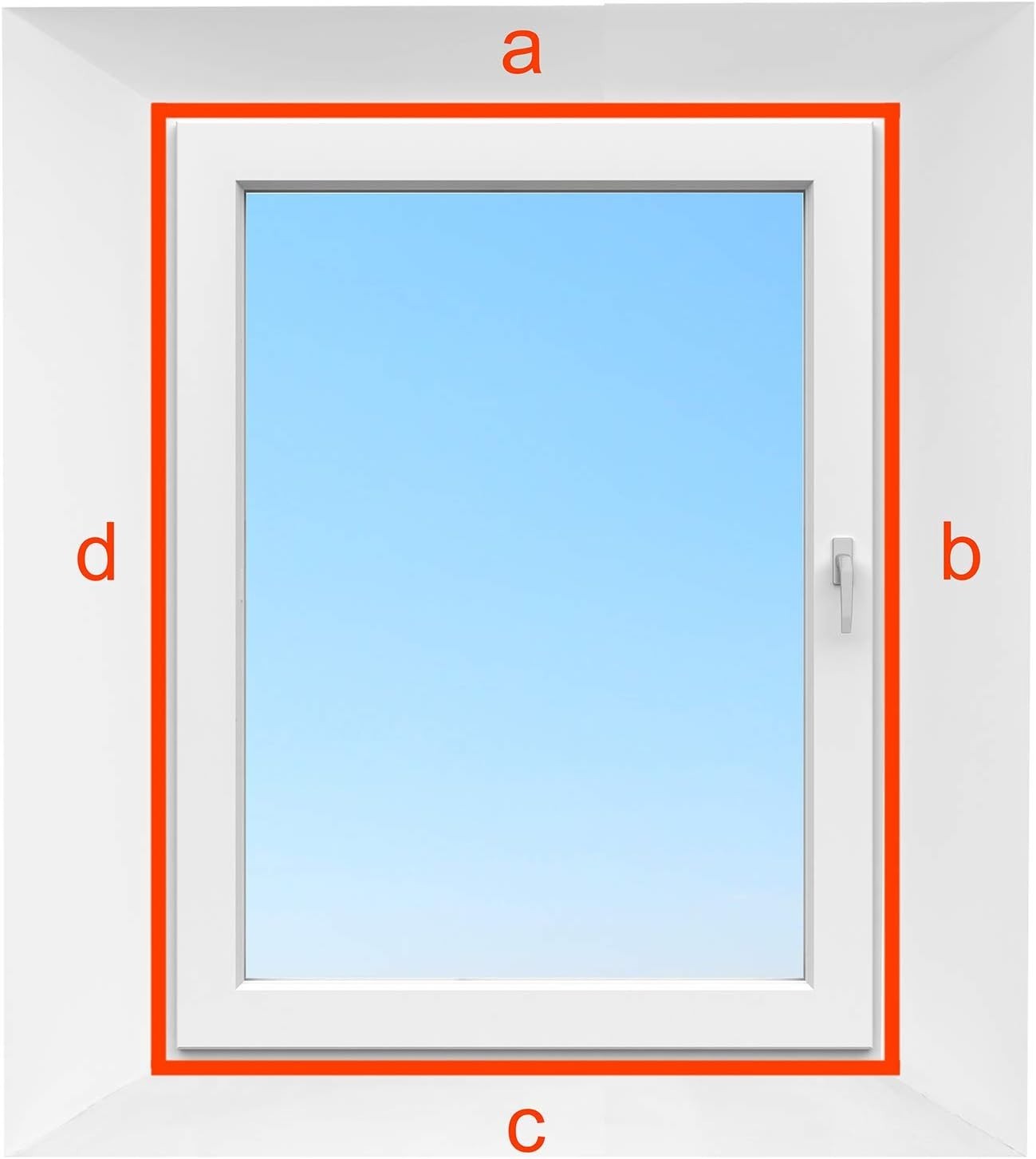 Efficient 220&Prime; Window Seal for Air Conditioners – Easy Assembly, White Fabric