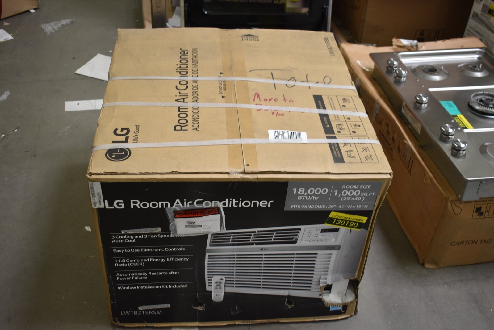 LG LW1821ERSM 26&Prime; White Smart Window Air Conditioner NIB #130190