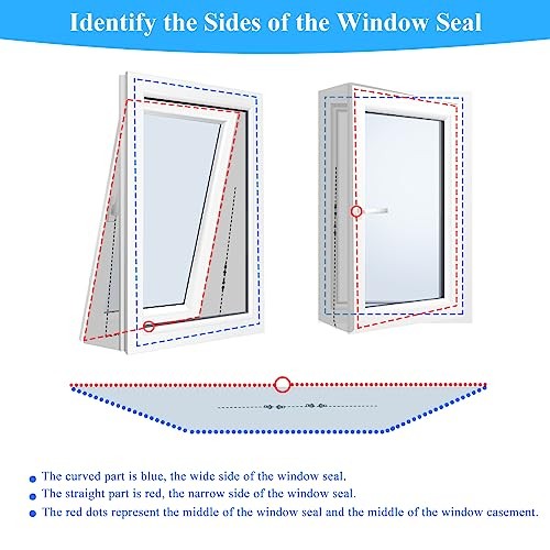 400CM (157&Prime;) Portable AC Window Vent Kit with 2 4M Casement Window Vent Kit
