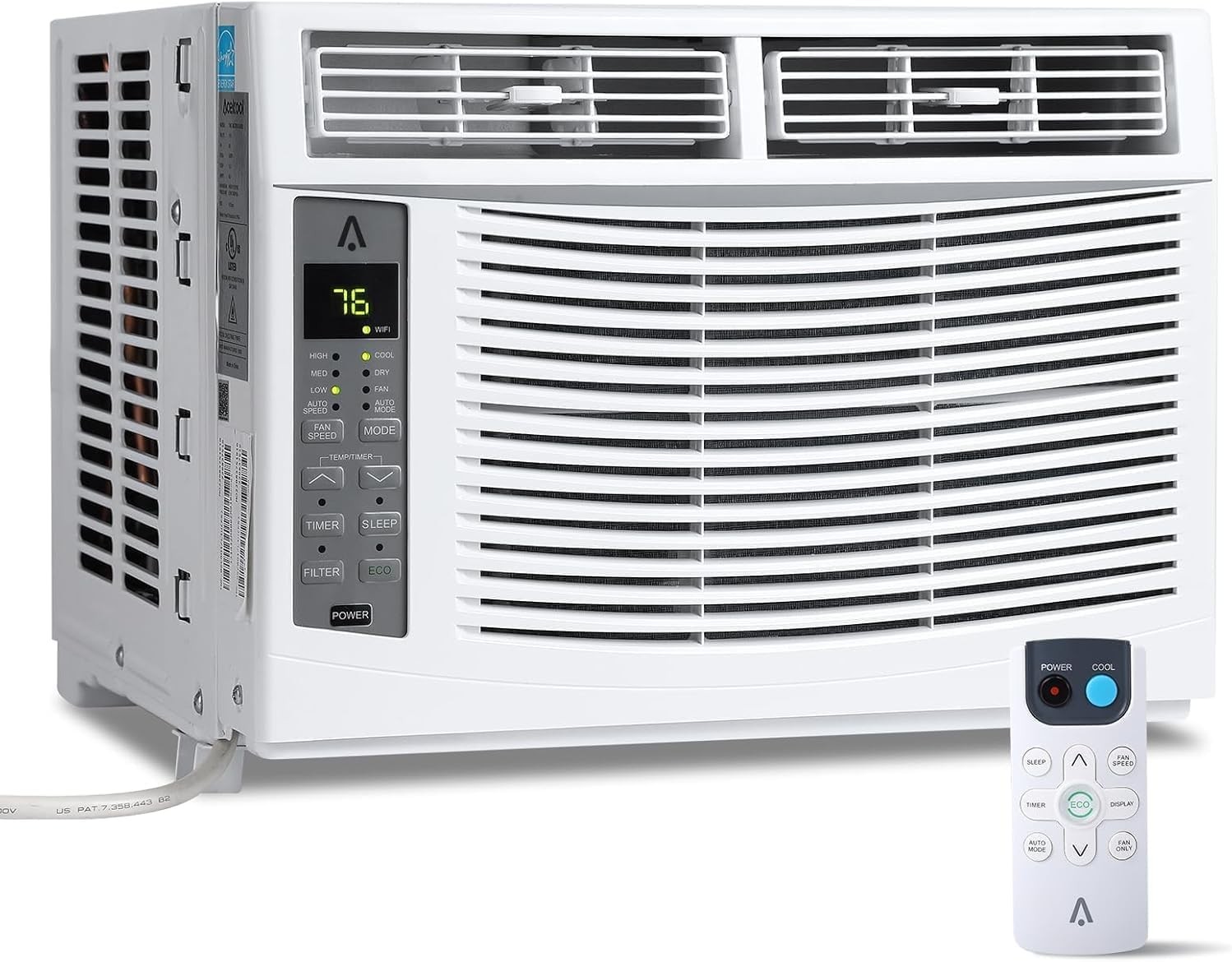 6000 BTU Window Air Conditioner 3-In-1 Window AC Unit Cools up to 250 Sq. Ft