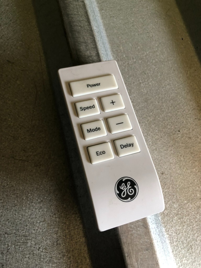 GE Air Conditioner AC Remote Replacement V12843 7 Button Works Well