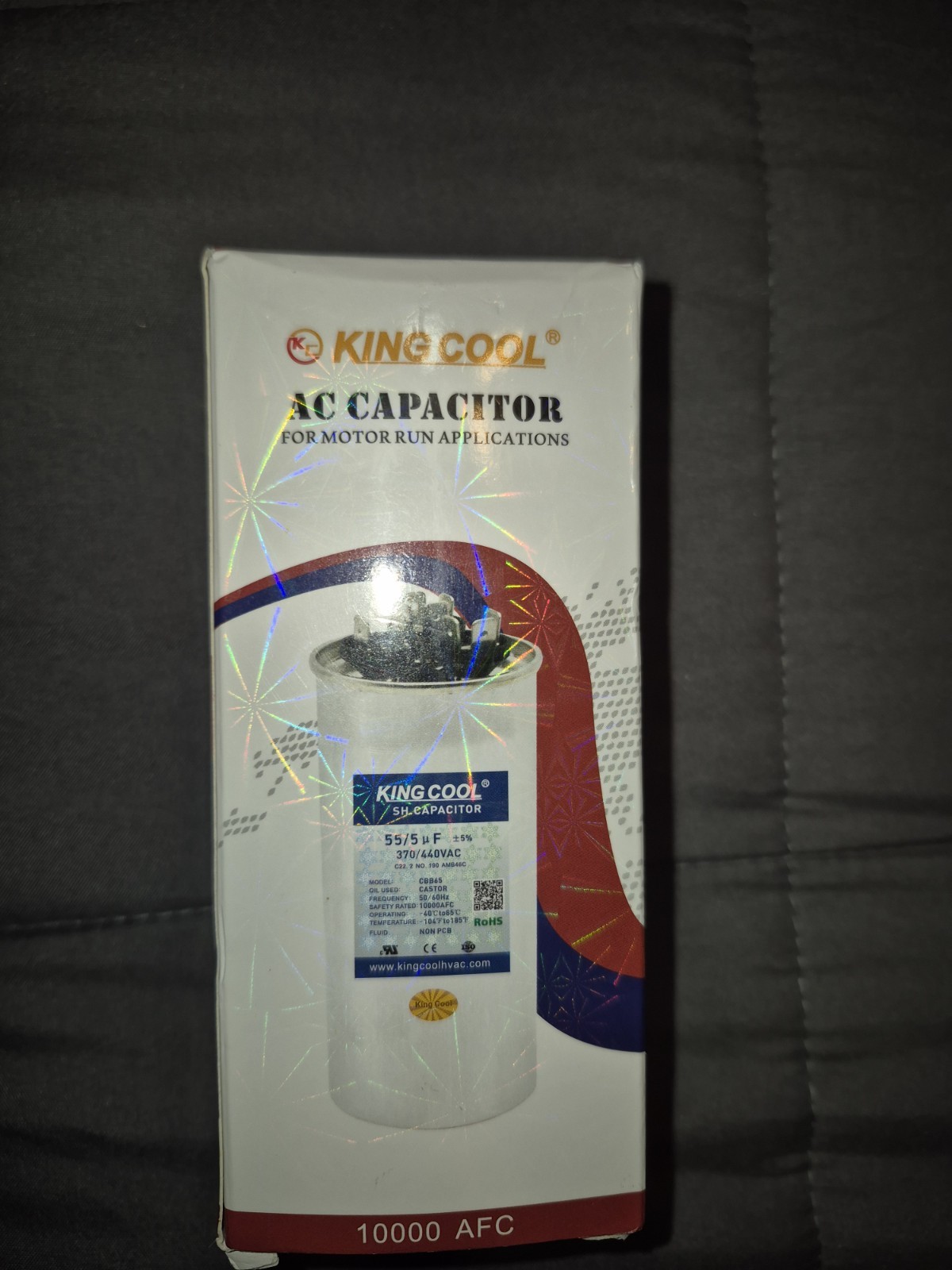 King Cool AC Capicator 55+5UF/370-440V