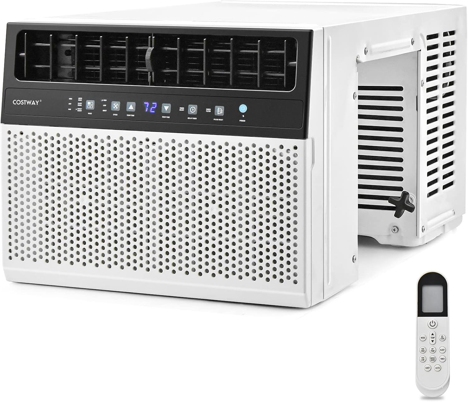 Ultra Quiet 12000 BTU Window AC Unit with Remote for 400 Sq.Ft. Spaces