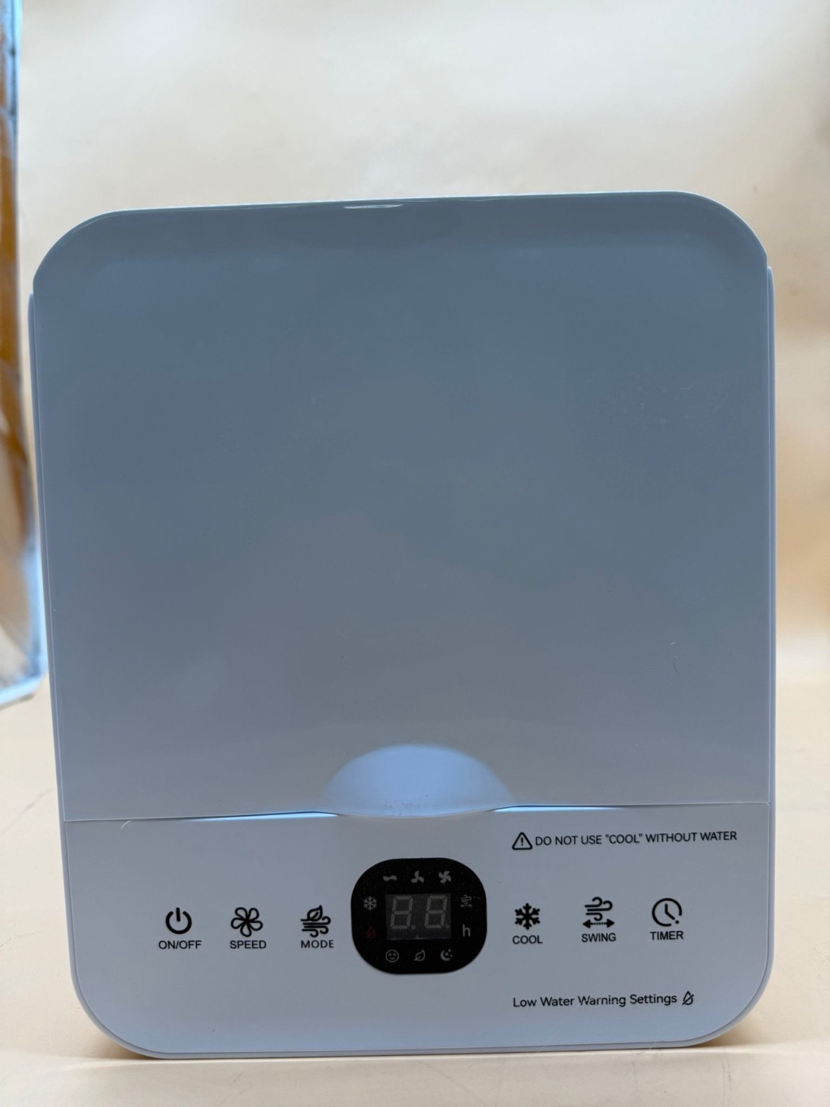 Windowless Air Conditioner w/ 4 Modes, 3 Speeds, 2.4-Gal Tank, Remote & Timer-OB