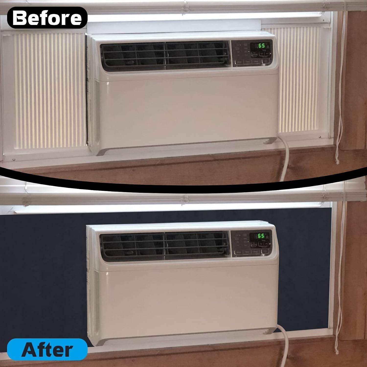 Window Air Conditioner Seal Kit: Insulated Foam for -Round Comfort & Savings