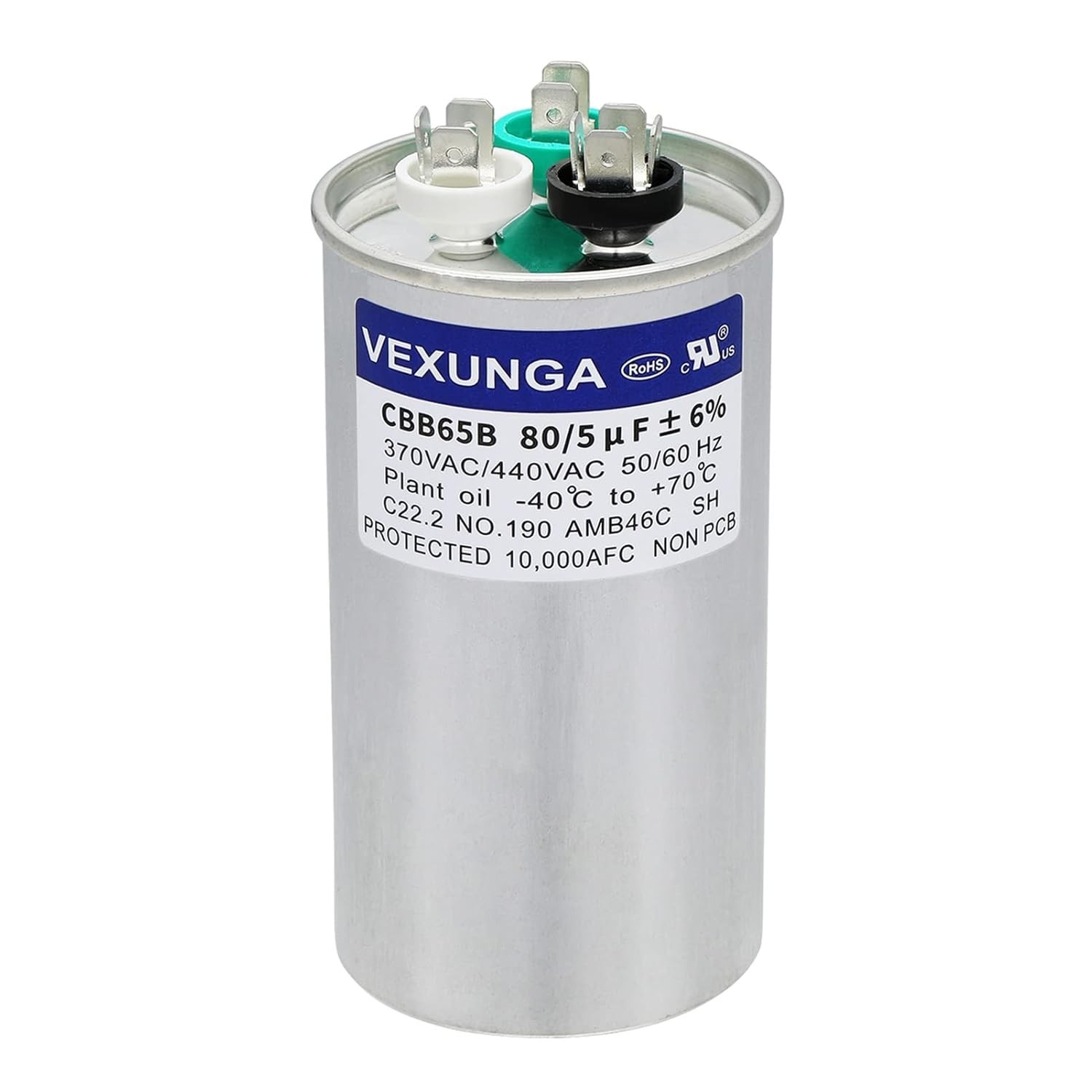 Effortless 80/5 uF Capacitor Replacement for 370/440VAC Air Conditioning Units