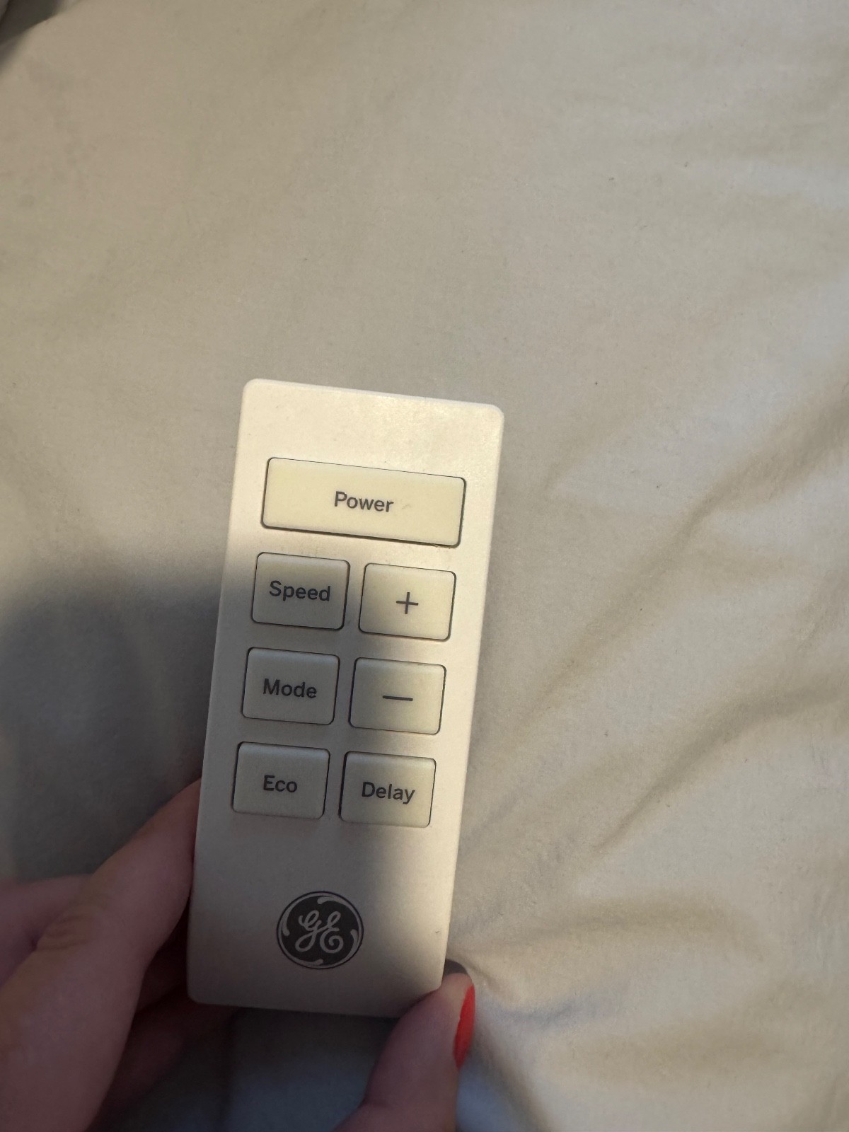 GE window air conditioner remote control