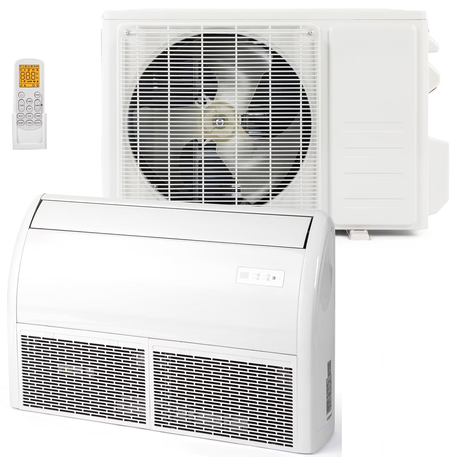 Bonnlo 22200 BTU Floor Ceiling Mounted Air Conditioner with Inverter & Remote