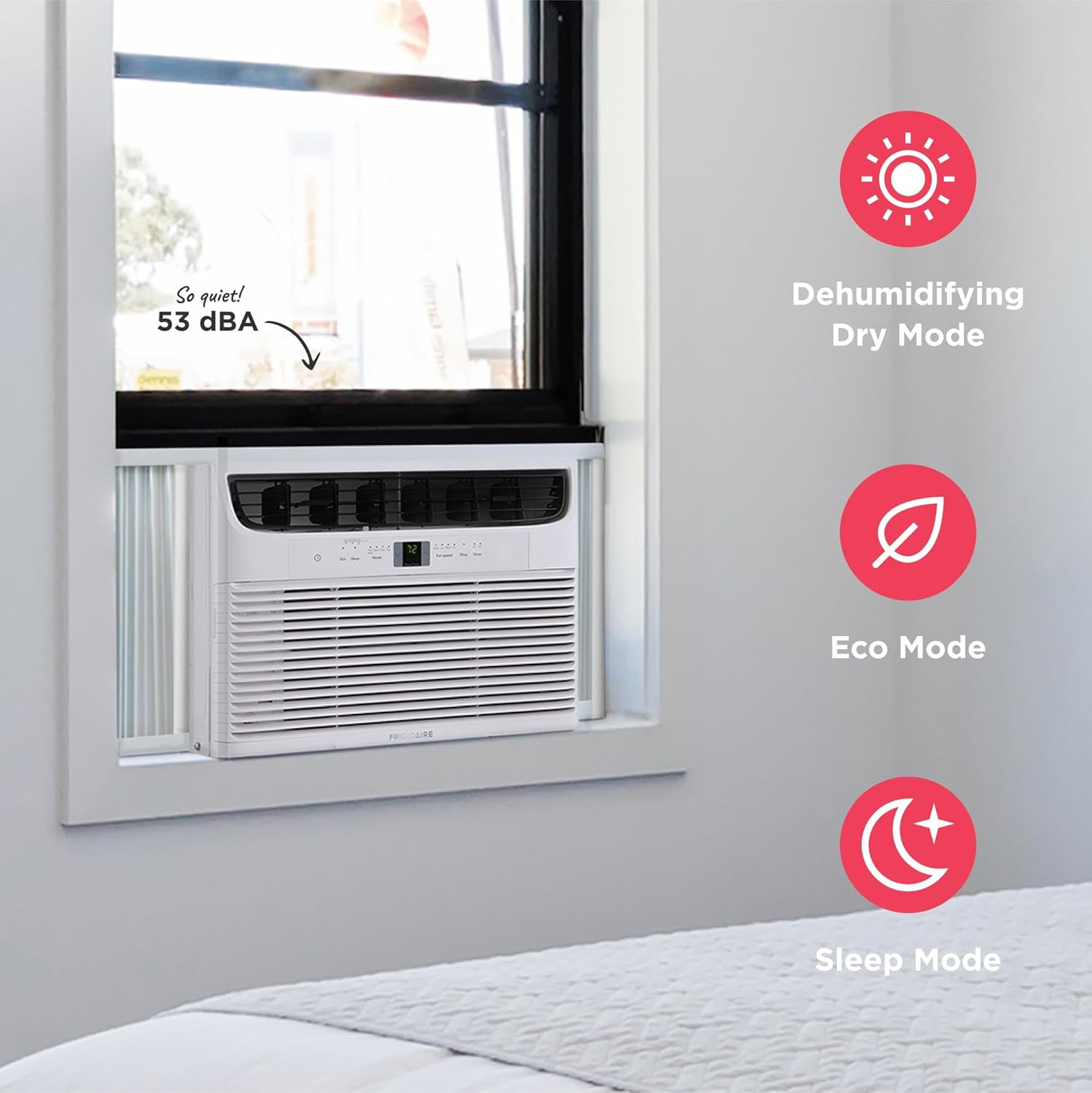 Frigidaire 10,000 BTU Window Air Conditioner with Remote Control, Cools up to 45