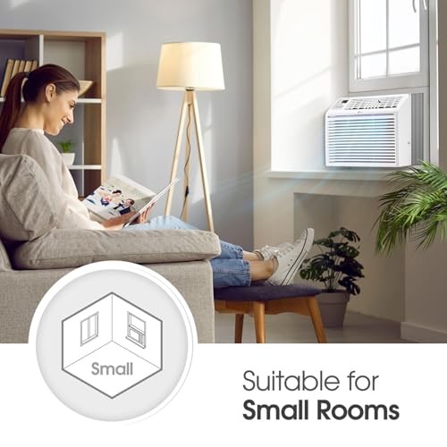 LG 6,000 BTU WINDOW AC ELECTRONIC CONTROLS LW6017R – White – Scratch & Dent