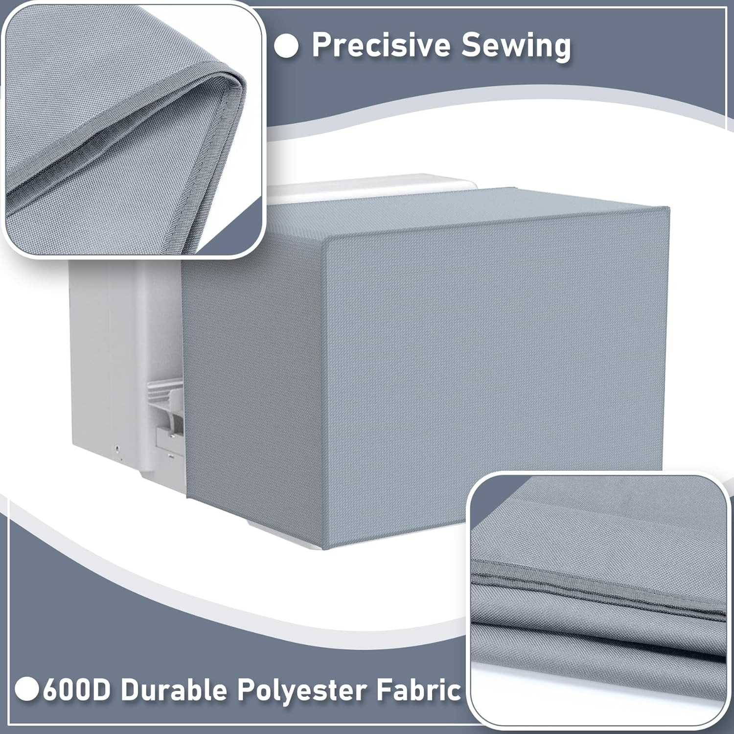 Flamorrow Air Conditioner Cover for U-Shaped 8000, 10000, 12000 BTU Window Unit