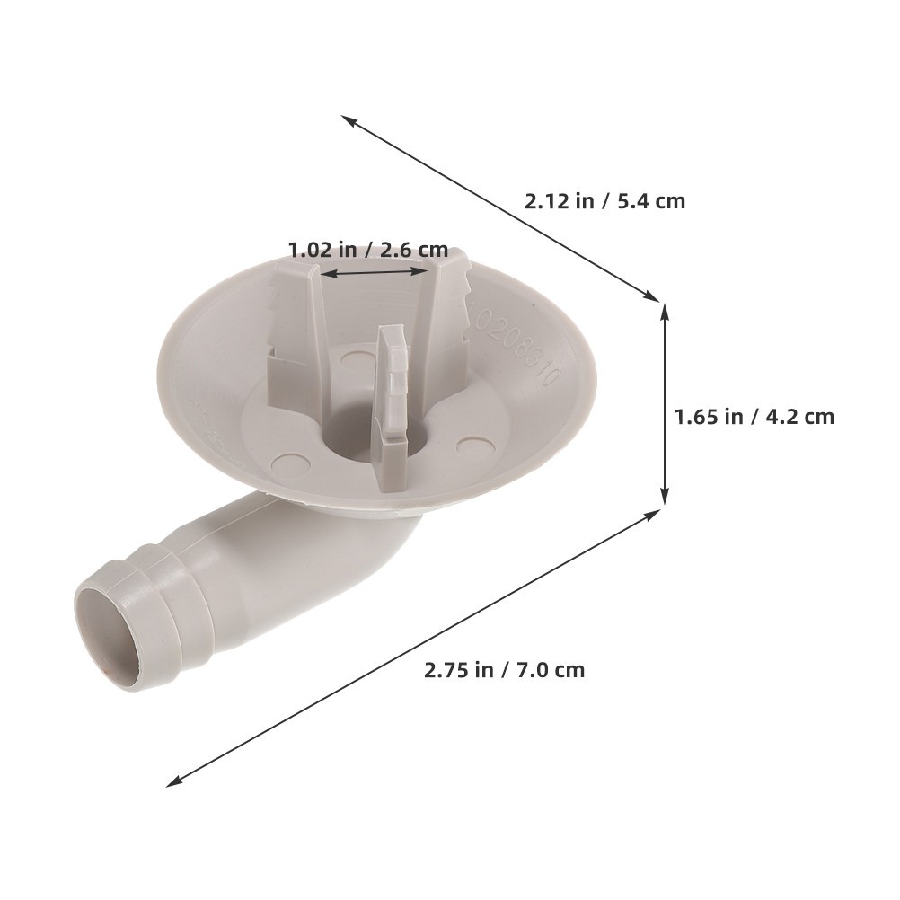 6 Pcs Replacement Air Conditioner Drain Hose Connector Plastic Elbow Fittings