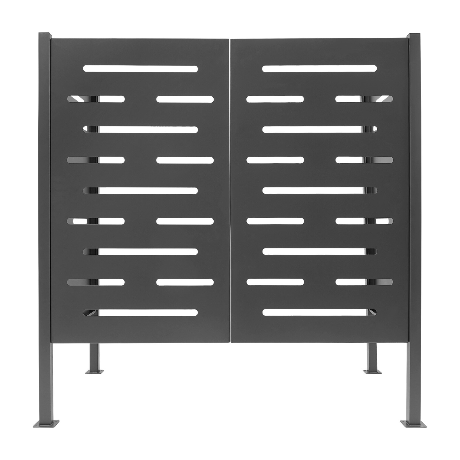 Air Conditioner Fence, Iron Outdoor Equipment Enclosure, Outside Privacy Fence