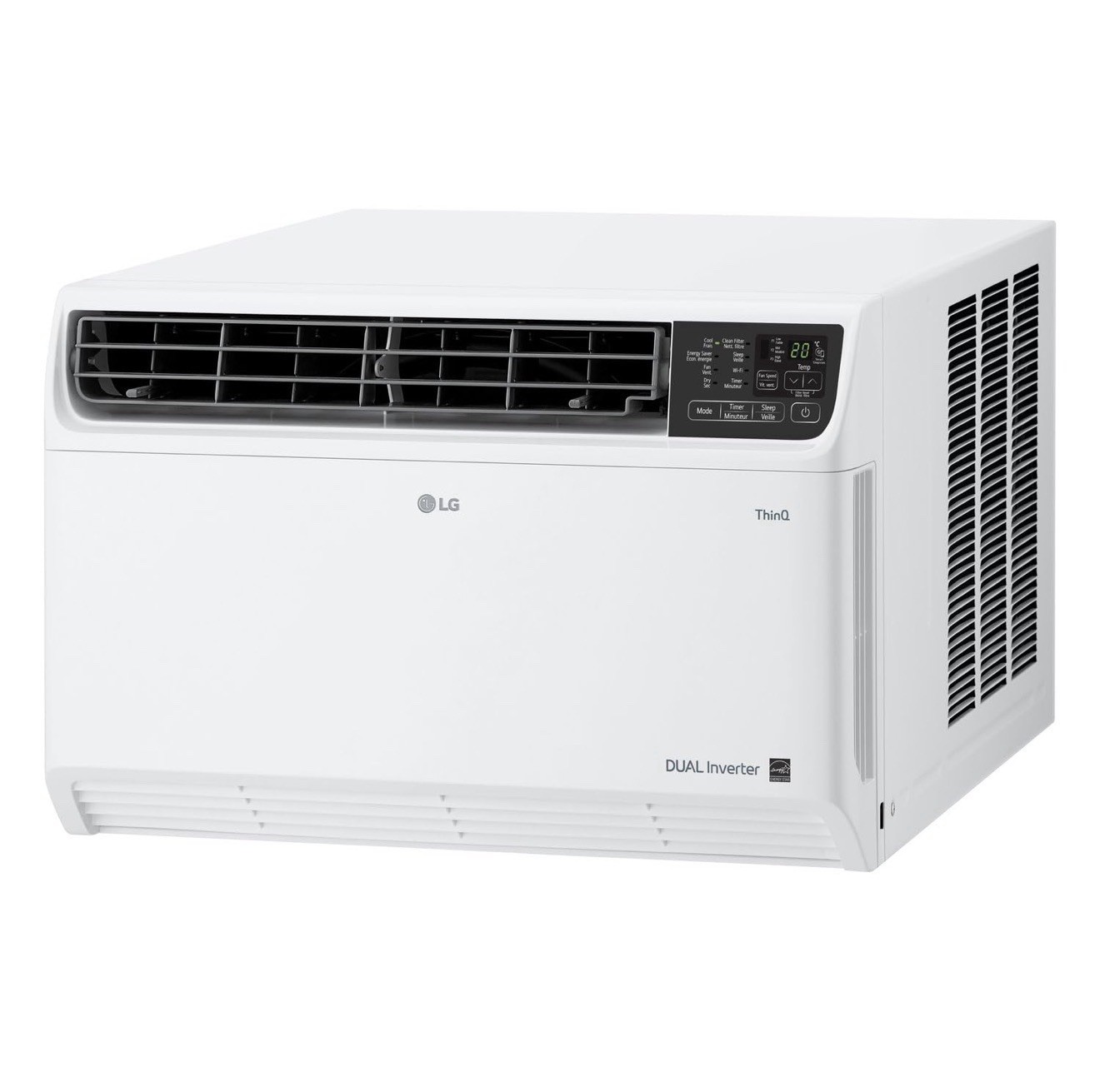 LG 14,000 BTU DUAL Inverter Smart Window Air Conditioner, 115V, Cools 800 Sq. Ft