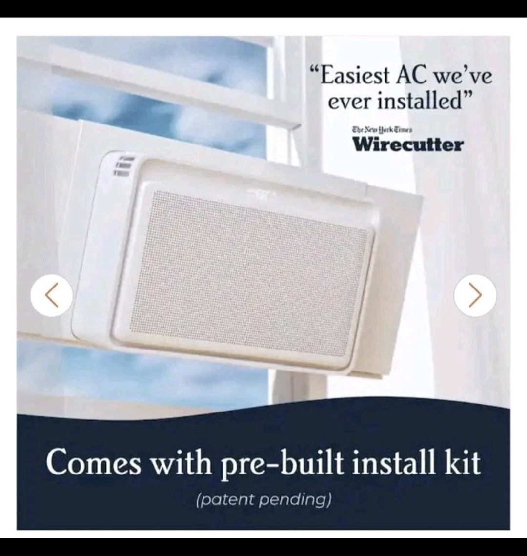 Windmill Window Air Conditioner -Voice-Enabled, Remote & App # 08w2wi SEALED NEW