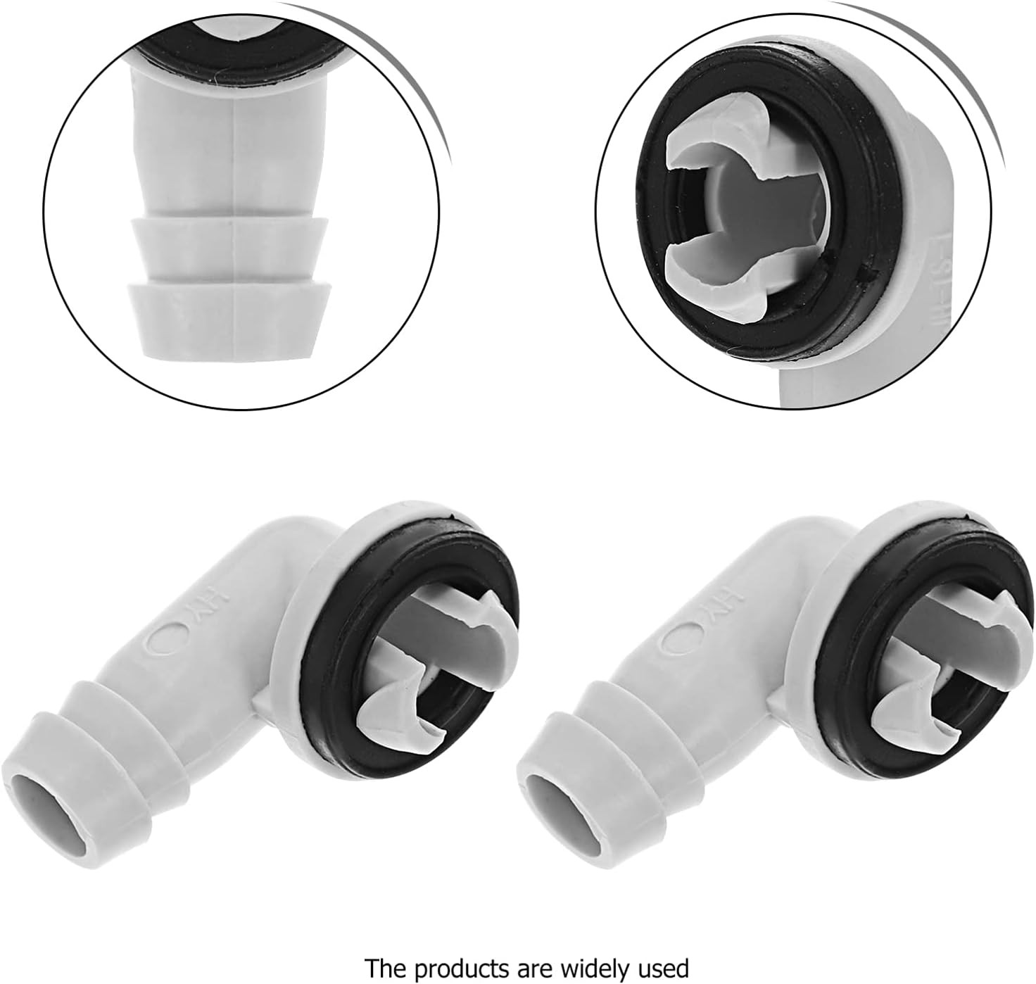 5PCS Air Conditioner Drain Hose Connector Elbow Fitting AC Condensate Water
