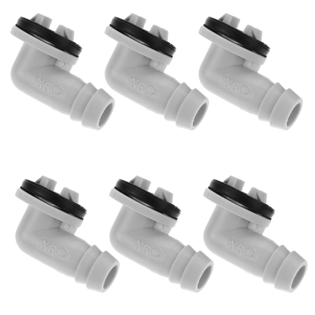 6 PCS Air Conditioning Hose Barb Fitting Condensate Drain Fittings
