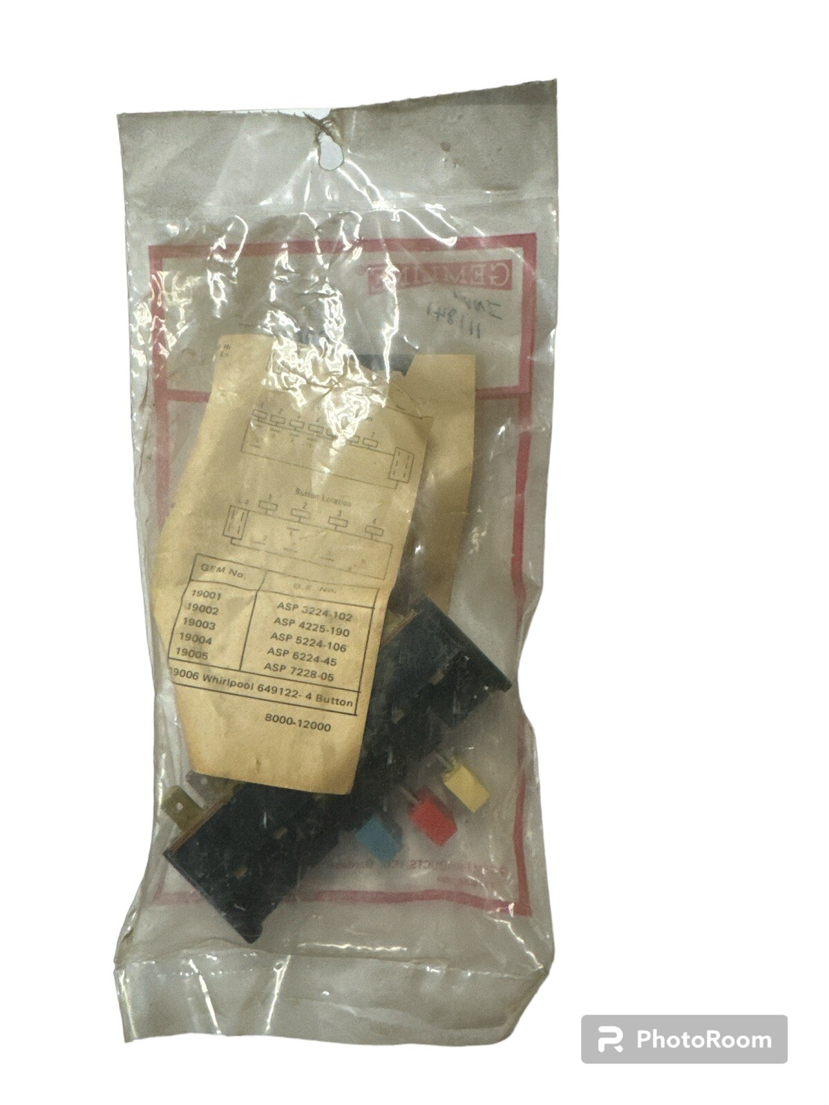 Gemline Window Air Conditioner Replacement 4 Position Rotary Switch 19001