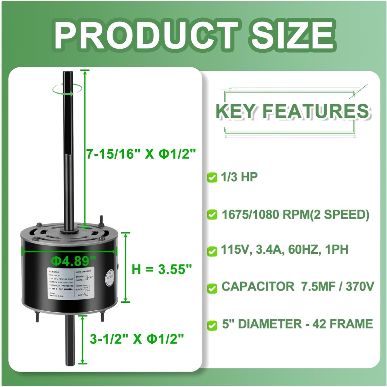 Coleman Mach AC Motor 5-