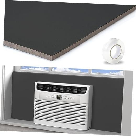 Window Air Conditioner Side Panels,Full Surround AC Foam Panel for Black