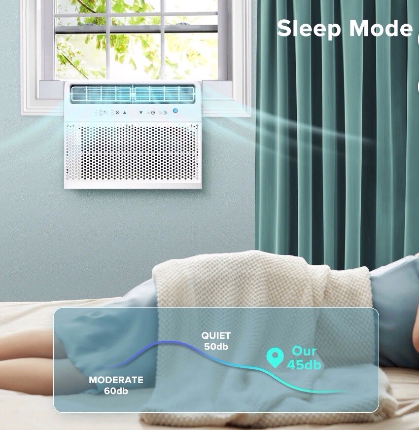 WiFi Connected Window Air Conditioner 10000 BTU 6 Modes