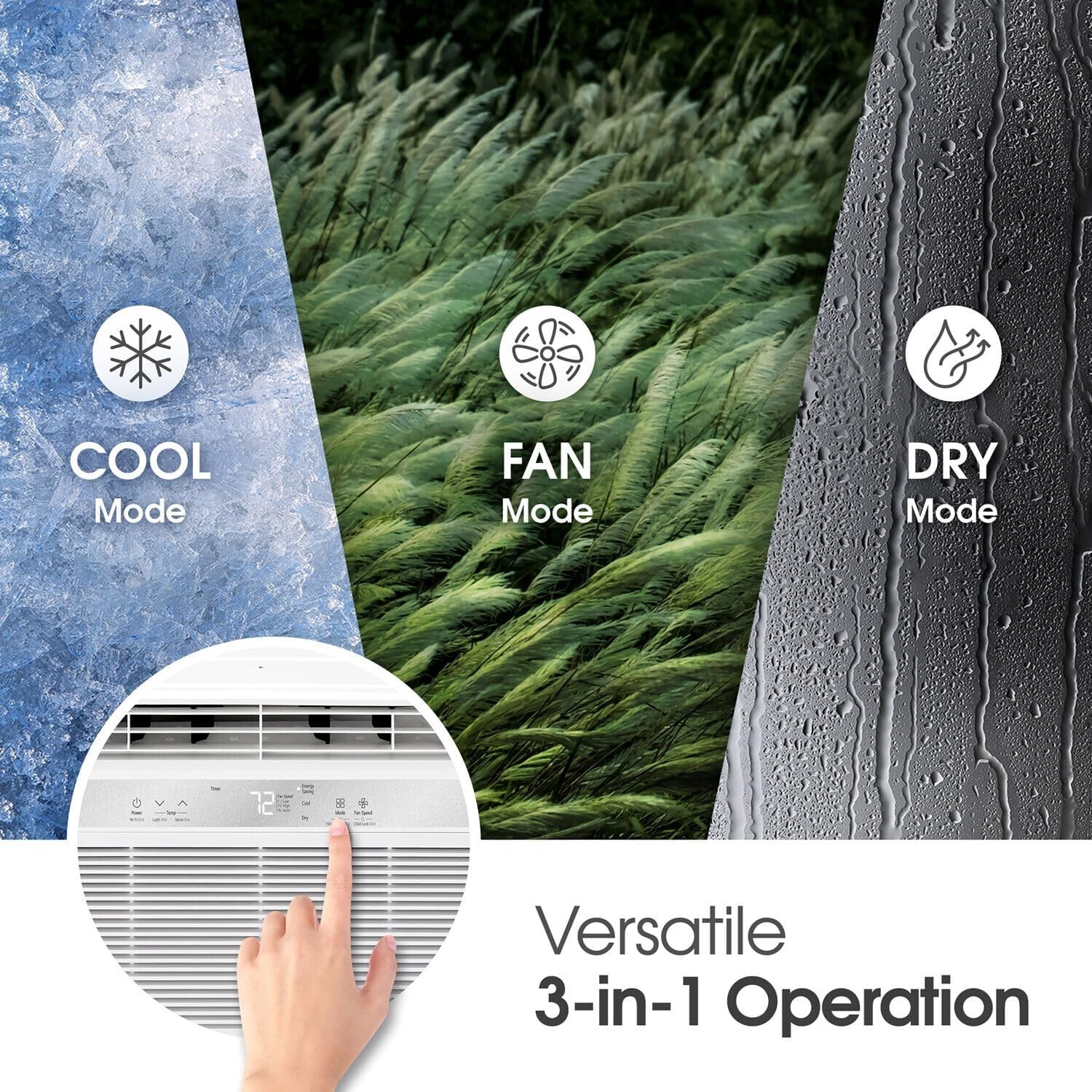 LG 10000 BTU 450 Sq Ft WiFi Smart App Controlled Window Air Conditioner